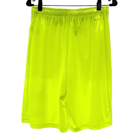 NIKE NEON YELLOW DRI-FIT ACTIVE ATHLETIC SHORTS - Picture 5 of 13
